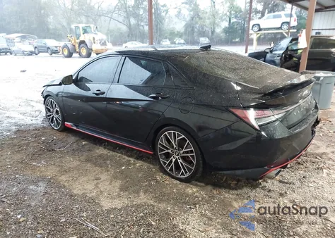 2023 Hyundai Elantra N из США, поврежденный, VIN KMHLW4AK5PU011514